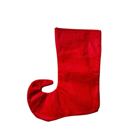 Holiday Helper Elf Style Jingle Bells 17.5" Christmas Stockings x 2 - Picture 12 of 12